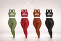 Female Cropped Active Set